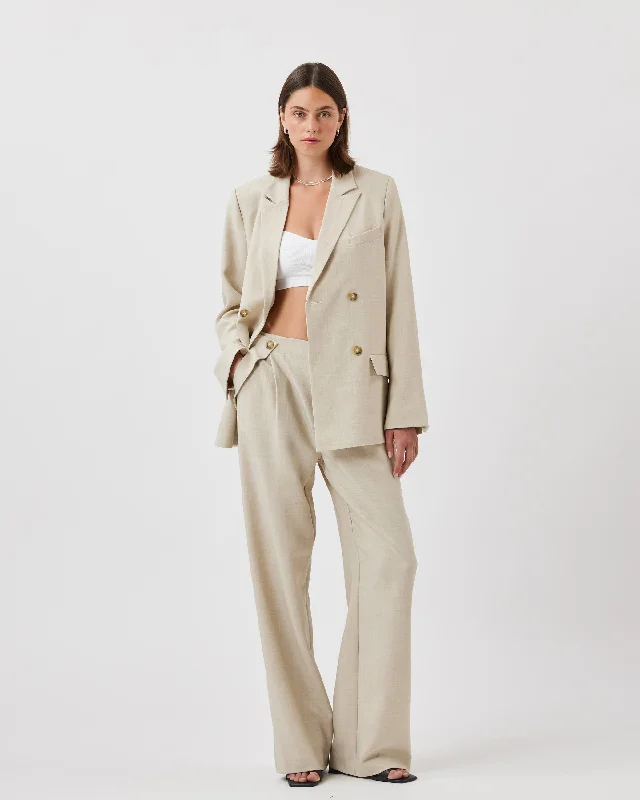 Peytons 3088 Pants - Brown Rice Cozy Full-Length Pants
