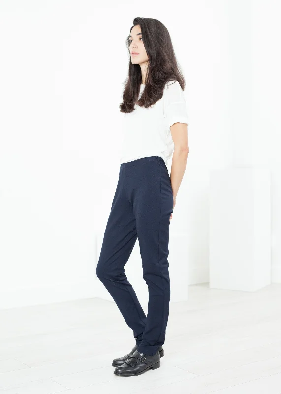 Easy Slim Pant in Navy Cozy Jogger Leggings