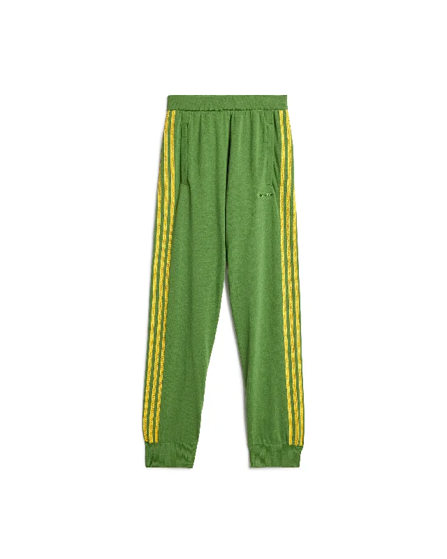Wales Bonner Knit Track Pant - Green Chic Checkered Pants