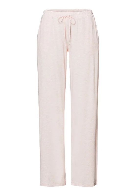 Natural Elegance Drawstring Lounge Pants | Rose Melange 74953-2899 Comfortable Fleece Pants