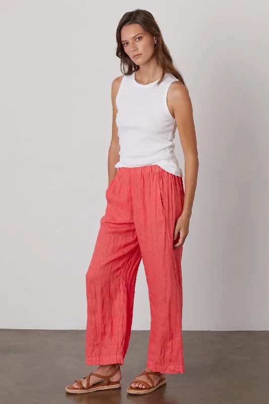 LOLA LINEN PANT Wide-Legged Palazzos