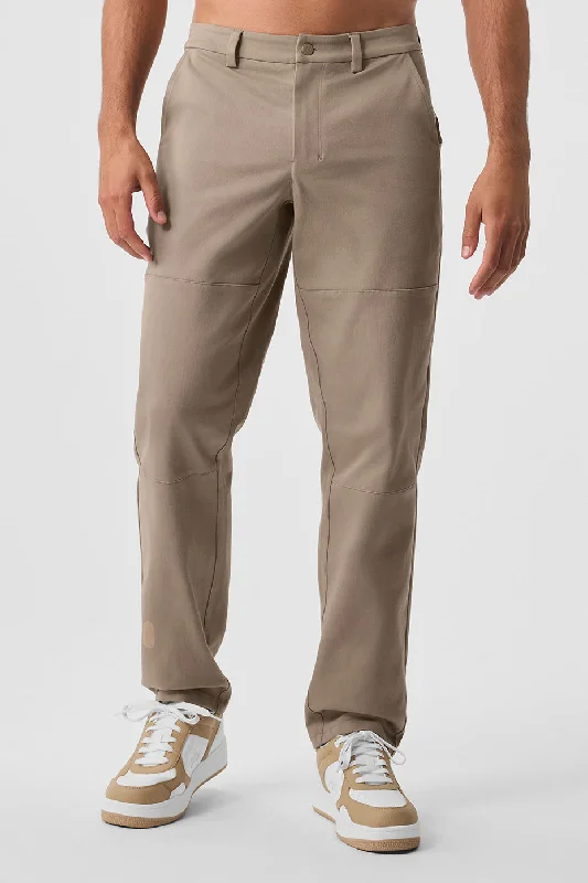Edition Sueded Pant - Gravel Trendy Tapered Pants
