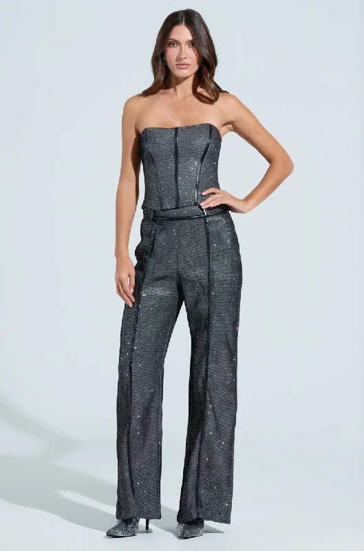 ALIA SPARKLE MESH PANT Cozy Lounge Pants