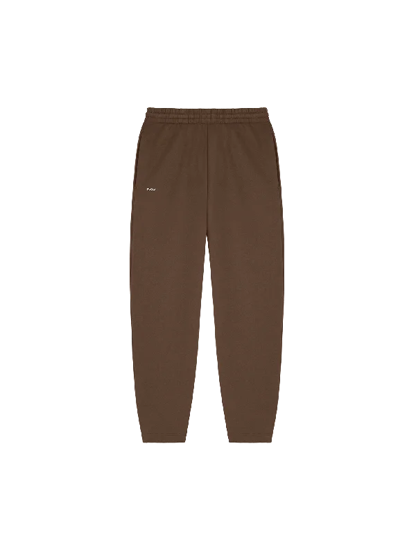 Womens DNA Barrel-Leg Track Pants—cacoa brown Stylish Elastic Waist Pants