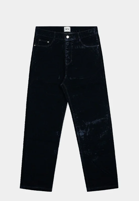 ARTE Joe Velvet Pants - Navy Formal Linen Trousers