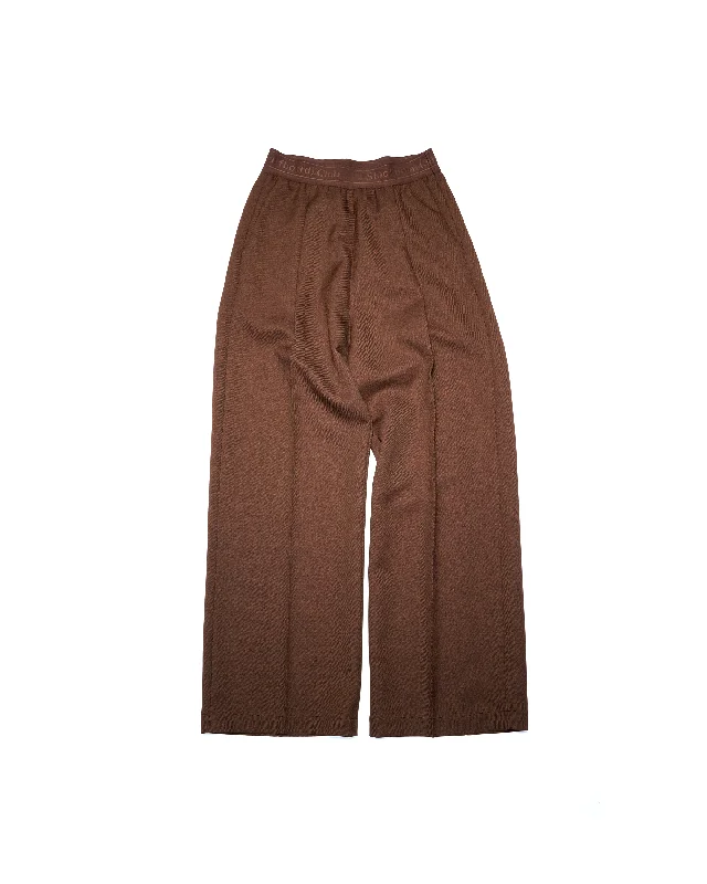 Elaine Pant - Brown Comfortable Denim Leggings