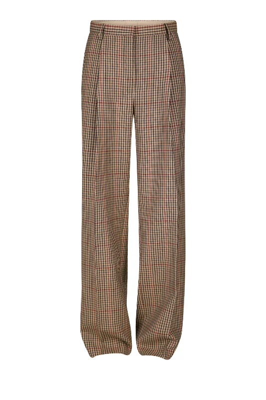 Porter Plaid Pants Modern Stretch Trousers