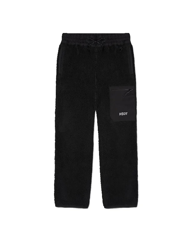 HSDT SHERPA PANT - BLACK High-Waist Yoga Pants