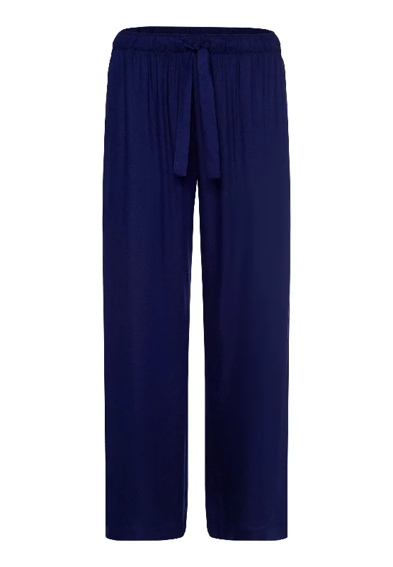 Favourites Crop Pants | Beacon Blue 78666-1658 Fashionable Tapered Leg Pants