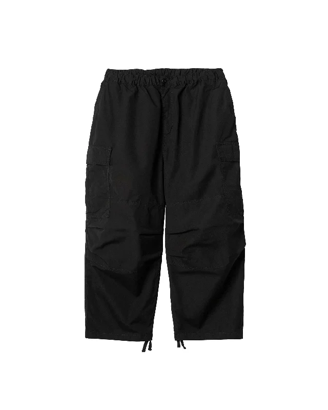 Jet Cargo Pant - Black Rinsed Cozy Full-Length Pants