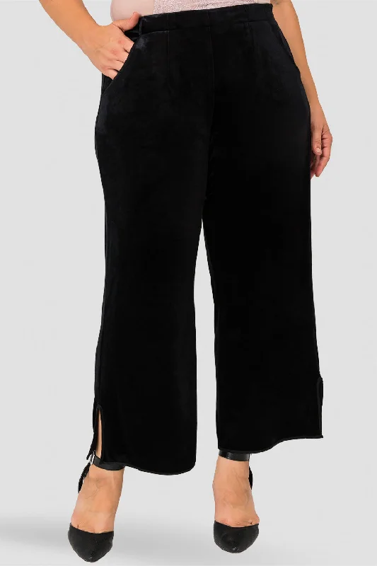 Standards & Practices Libby Velvet Wide Leg Pant High-Waist Jeans