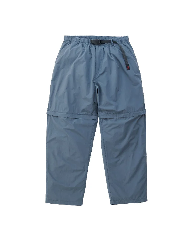 Convertible Trail Pant - Slate Blue Fashionable Button-Up Pants