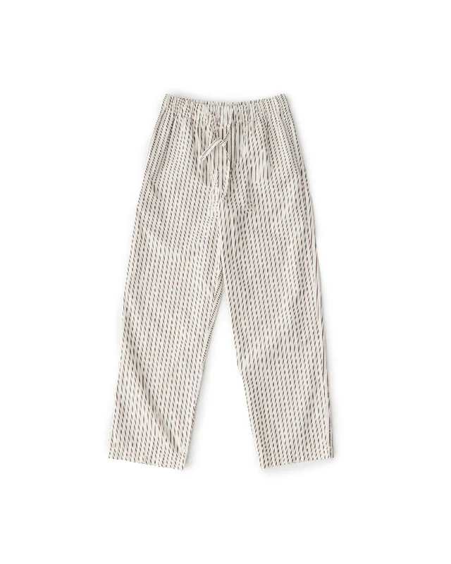 Sleepwear (Poplin) Pyjama Pant - Hopper Stripes Casual Drawstring Pants