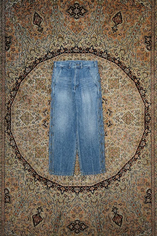 SARTO PANTS TYPE 003 (INDIGO) Elegant Silk Pants