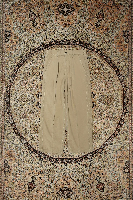 SARTO PANTS TYPE 009 (COYOTE) Formal Linen Trousers