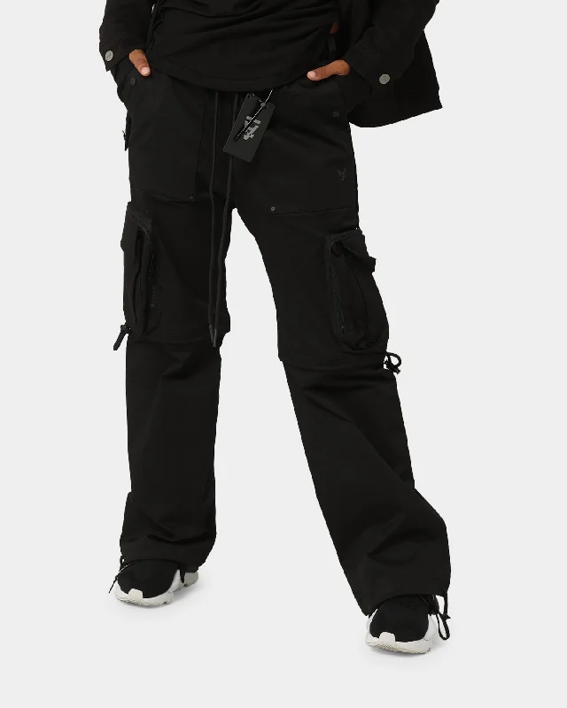 The Anti Order A100 Jogger Pants Black/Black Trendy Velvet Pants
