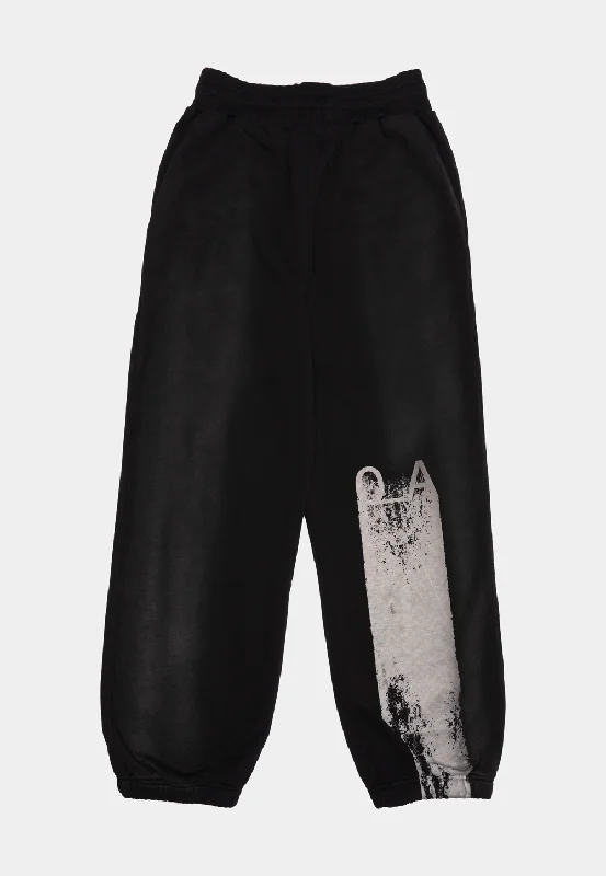 A Cold Wall Test Print Pant Black Classic Straight-Leg Pants