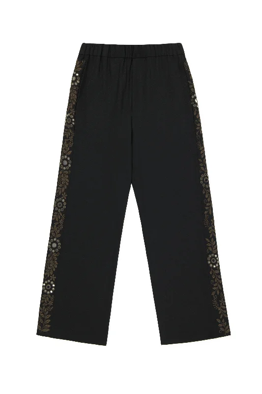 Cairo Embroidered Pants Casual Sweatpants Style