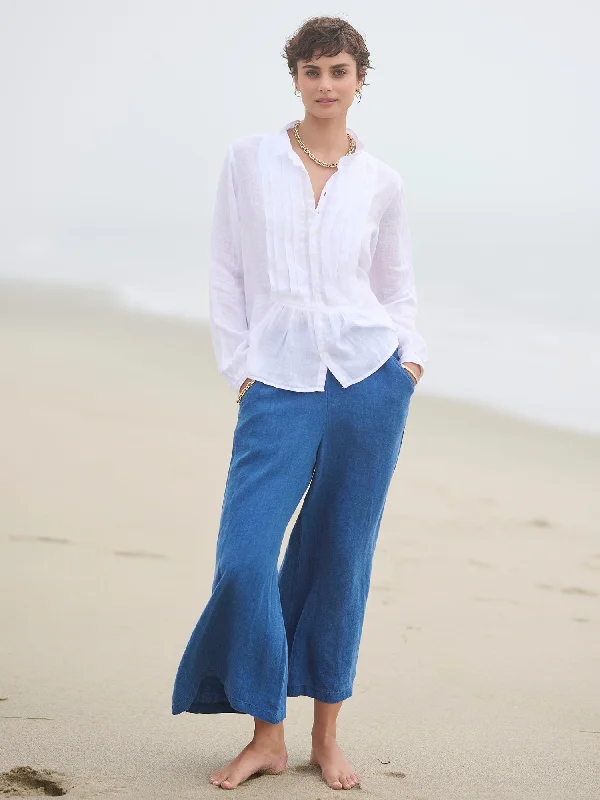 Clea Crop Linen Pant Cozy Maternity Pants