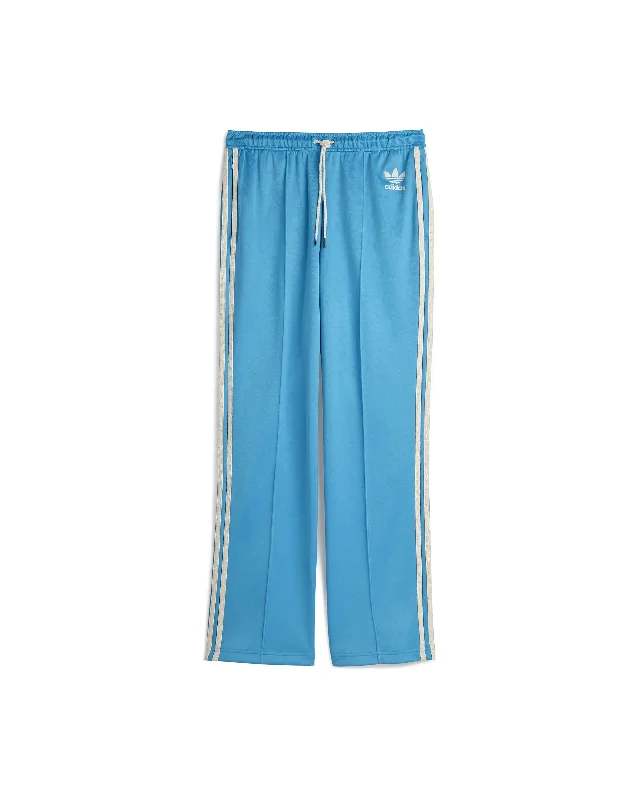 Wales Bonner Womens Track Pants - Shock Cyan Elegant Palazzo Trousers