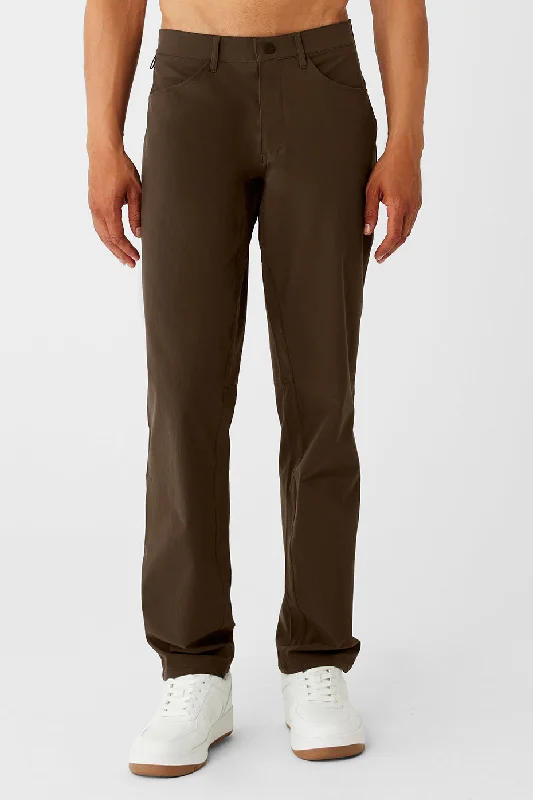 Day and Night Pant - Espresso Slim Fit Casual Pants
