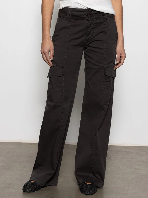 Rebel Standard Rise Straight Leg Pant Obsidian High-Waist Yoga Pants