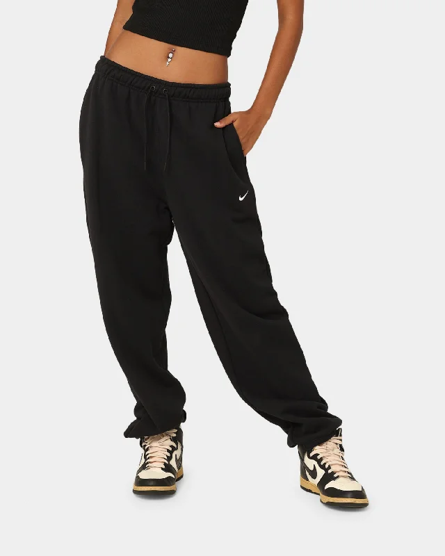 Nike Nike Sportswear Circa French Terry Pants Black/Black/White Casual Plaid Pants