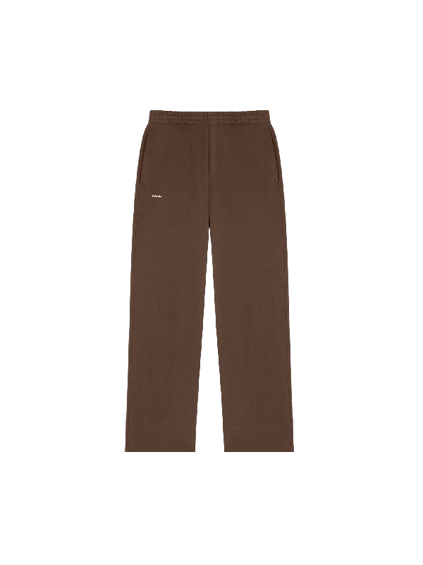 Womens DNA Straight Leg Track Pants—cacoa brown Trendy Tapered Pants