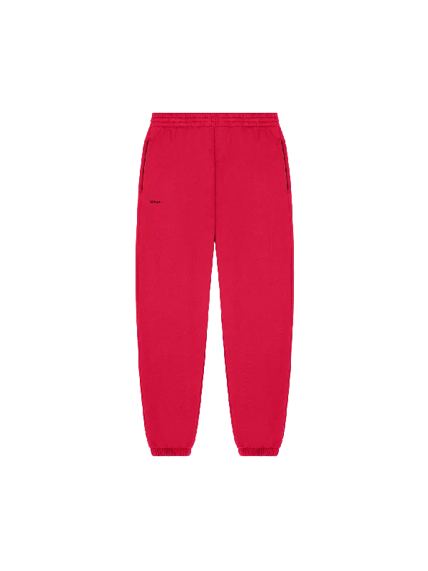 Womens 365 Midweight Track Pants—Goji berry red Comfortable Jogger Trousers