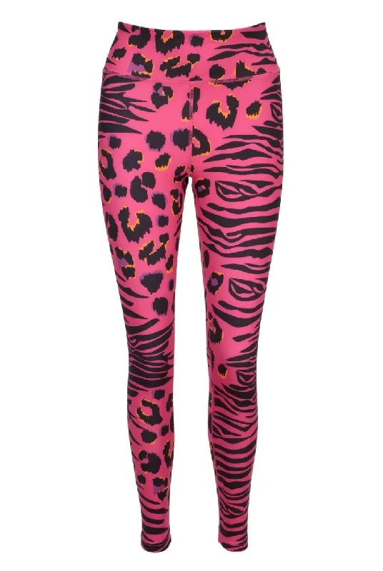 Crouching Tiger, Hidden Leopard!  Animal Print Yoga Pants Comfortable Cargo Pants