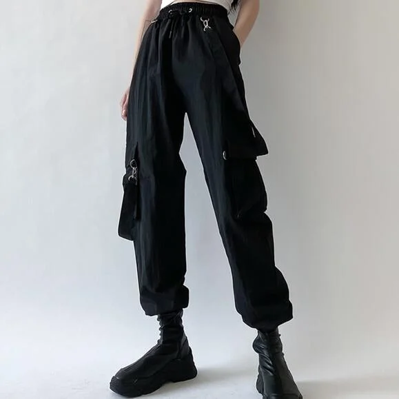 Fashion cool black pants yv43331 Elegant Wool Trousers