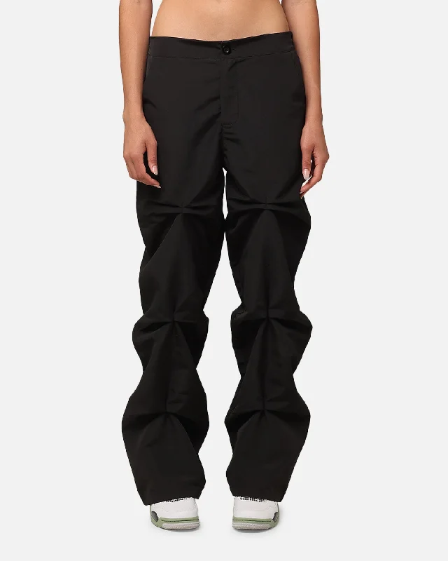 XXIII Women's Pin Wide Pant Black Fashionable Button-Up Pants