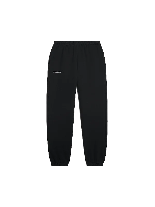 Womens 365 Heavyweight Track Pants—black Comfy High-Waist Jeans