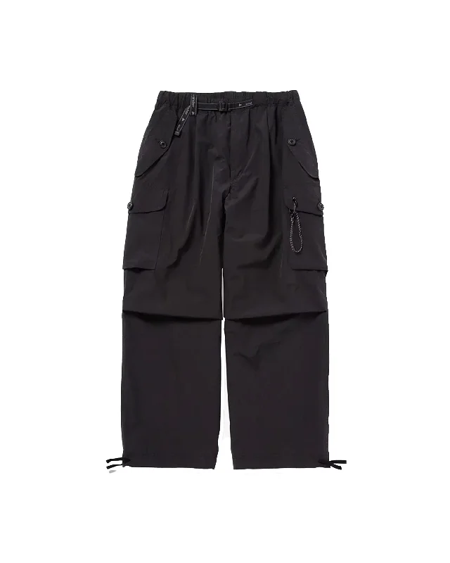 Oversized Cargo Pants - Black Relaxed Fit Trousers