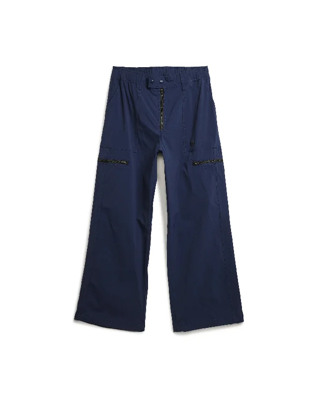 Wales Bonner Cargo Pants - Navy Modern Stretch Trousers