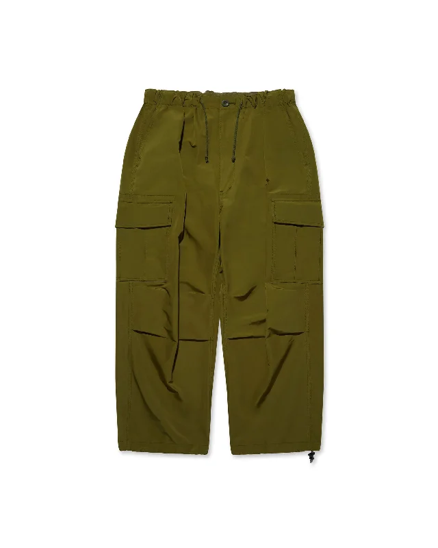 Cargo Pants - Olive Wide-Legged Palazzos