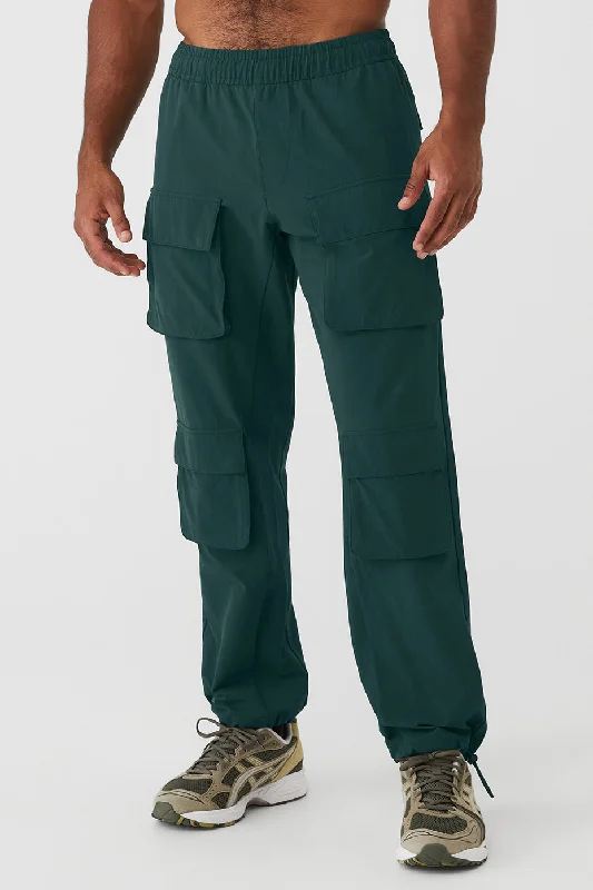 Cargo Venture Pant - Midnight Green Casual Yoga Pants