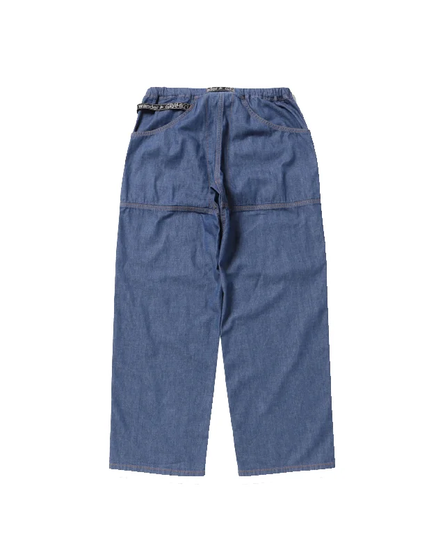 And Wander Denim Baggy Pant - Indigo Fashionable Sporty Pants