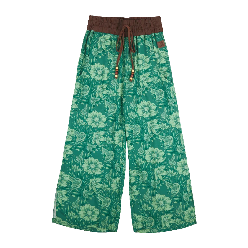 Leaves Of Lothlórien Wide Leg Pants Cozy Fitted Pants