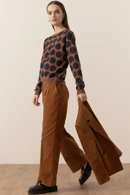 THOMAS CORDUROY PANT Chic Black Leggings