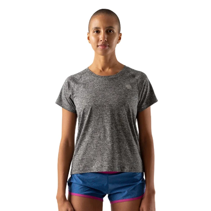 EZ Tee Cropped V-Neck T-Shirt Long Sleeve Cotton