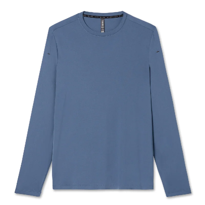 Long Sleeve Terra Run Tee Terry Blend Velvet Blend Canvas Blend