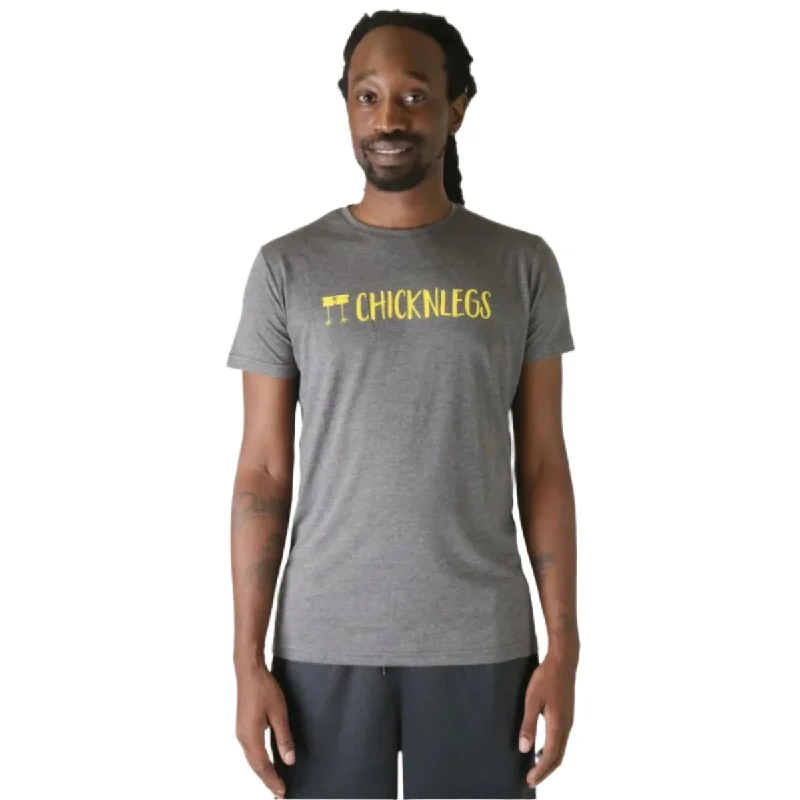 Logo Performance Tee Denim Fabric Leather Fabric Suede Fabric