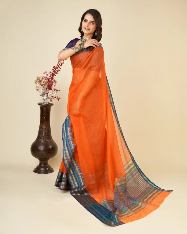 Women Casual Wear Kota Doriya(Semi Cotton) Saree with Un-Stitched Blouse Soft Knit Blouse Women Casual Wear Kota Doriya(Semi Cotton) Saree with Un-Stitched Blouse Soft Knit Blouse