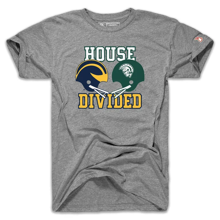 House Divided Tee Front Pockets Side Pockets Patch Pockets