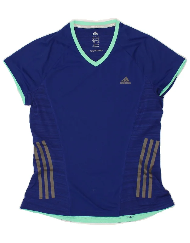 ADIDAS Womens Climacool T-Shirt Top UK 12/14 Medium Blue Chenille Fabric Brocade Fabric Lace Fabric ADIDAS Womens Climacool T-Shirt Top UK 12/14 Medium Blue Chenille Fabric Brocade Fabric Lace Fabric