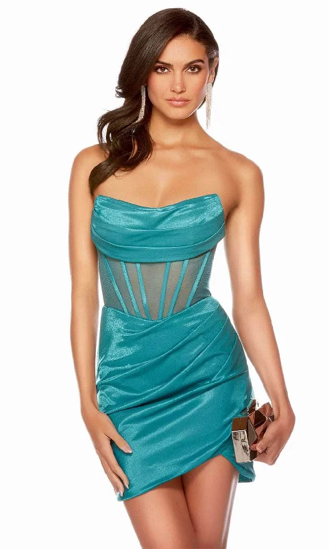 Alyce Paris 4713 - Strapless Cocktail Dress