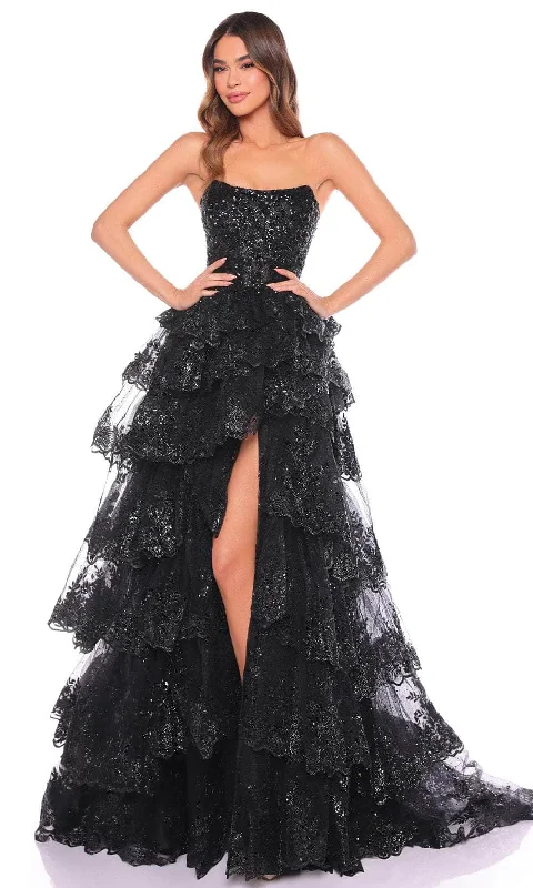 Amarra 88499 - Embellished Strapless Prom Gown