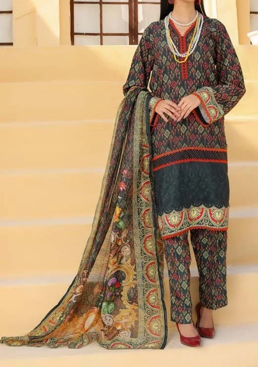 Bin Hameed Taniya Embroidered Viscose Dress