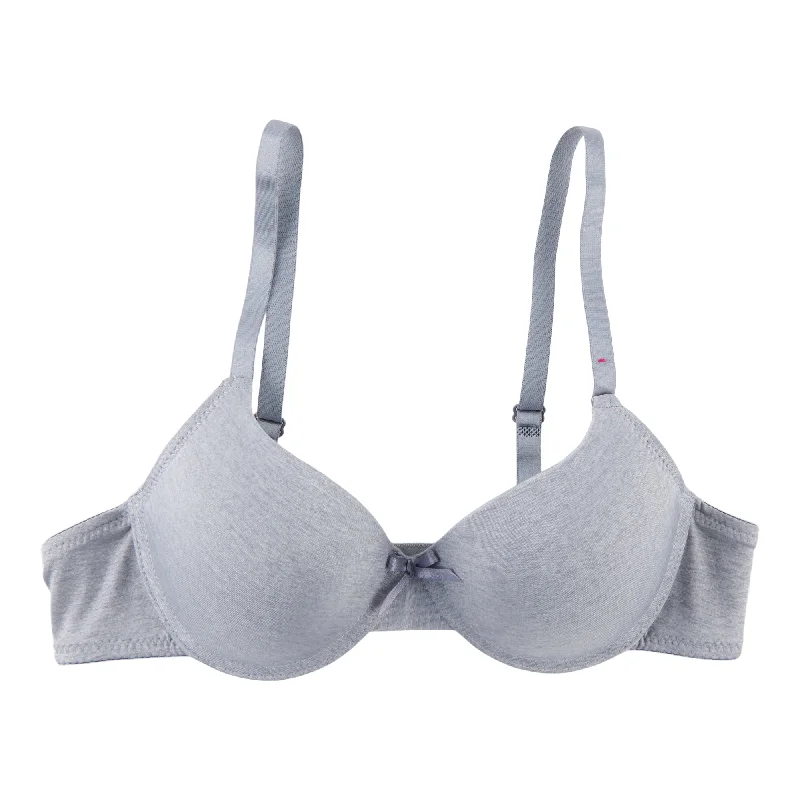 Carisma Women's Heather T-Shirt Bra Zippered Buttoned Snapped